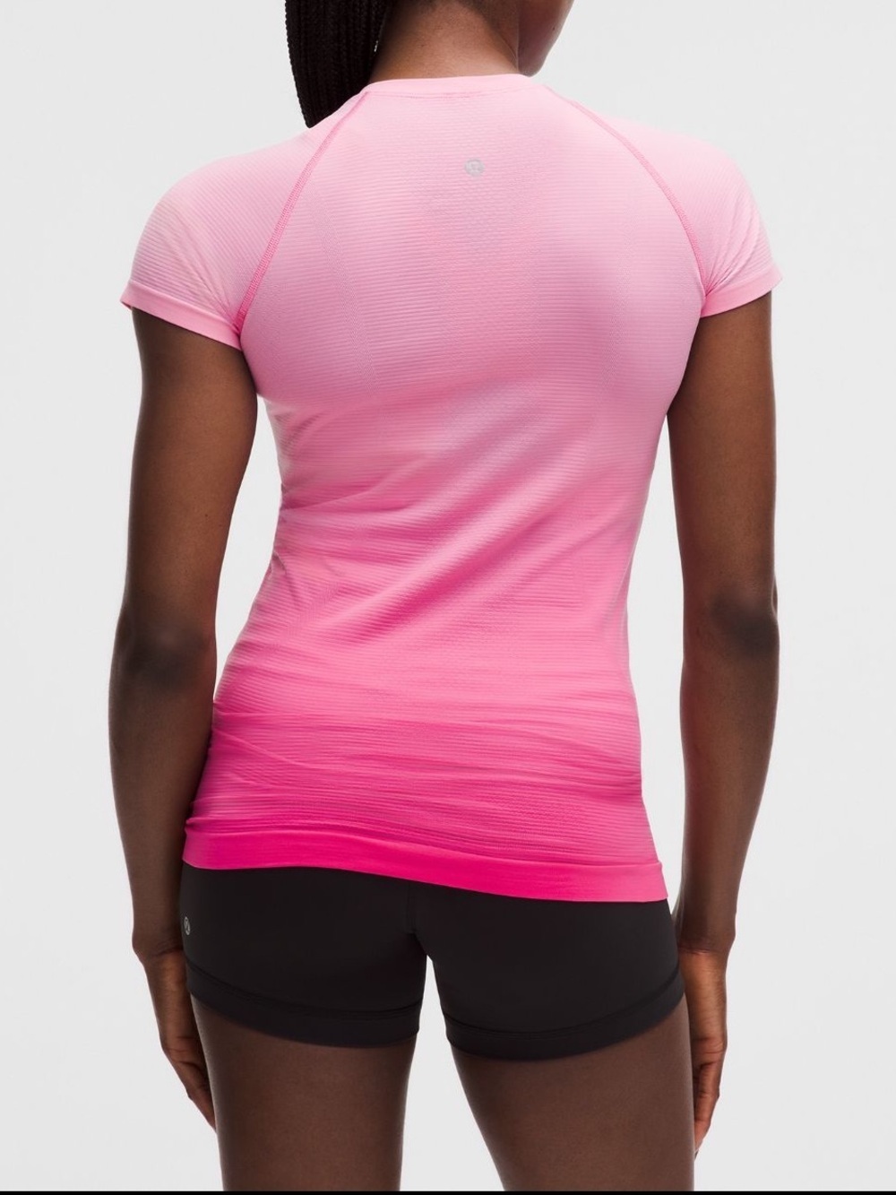 Lululemon Swiftly Tech Short-Sleeve Shirt 2.0 Hip Length Pink Size 6 NWT - Picture 2 of 10
